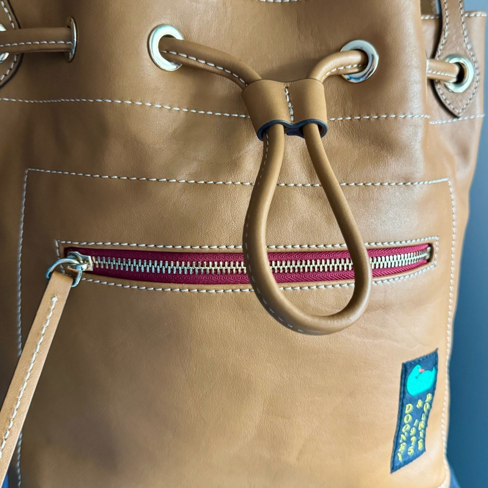 Dooney & Bourke Brown Leather Bucket Bag- NWT